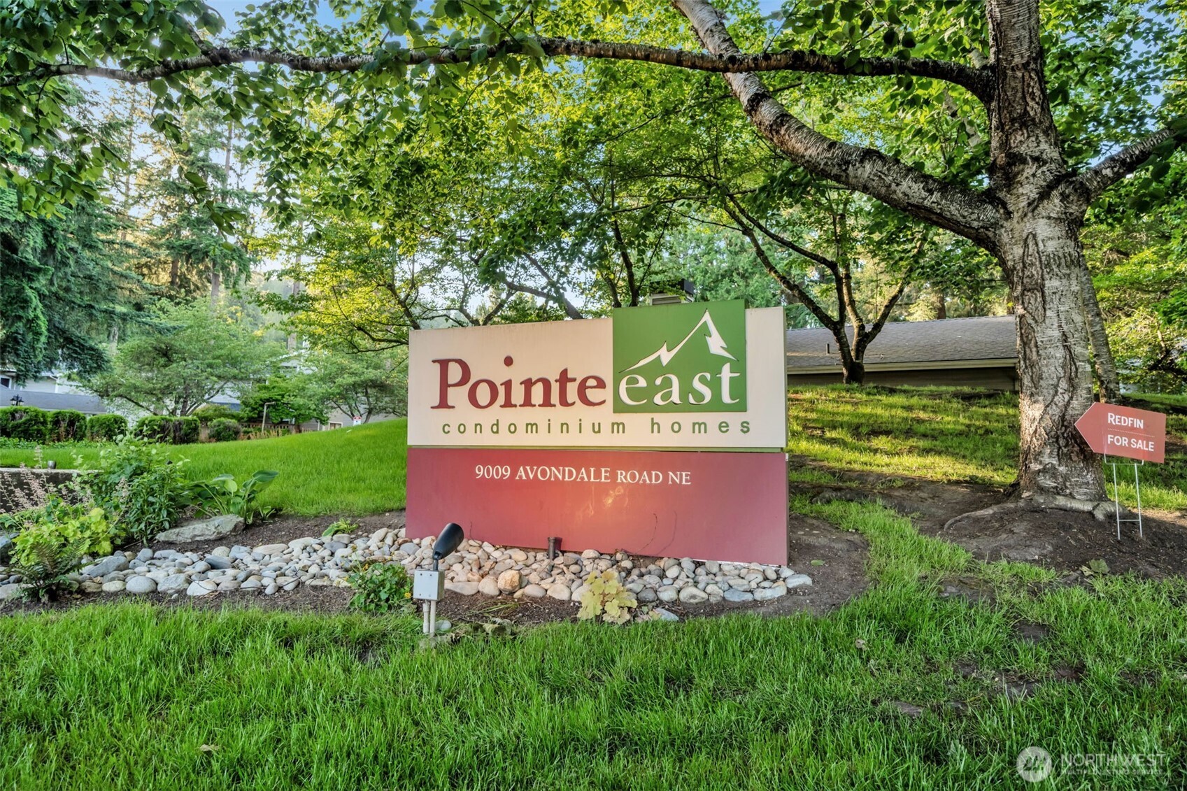 9009 Avondale Road Northeast, Unit D107 Redmond, WA 98052 - Photo 34 of 34 a view of a tree with a yard