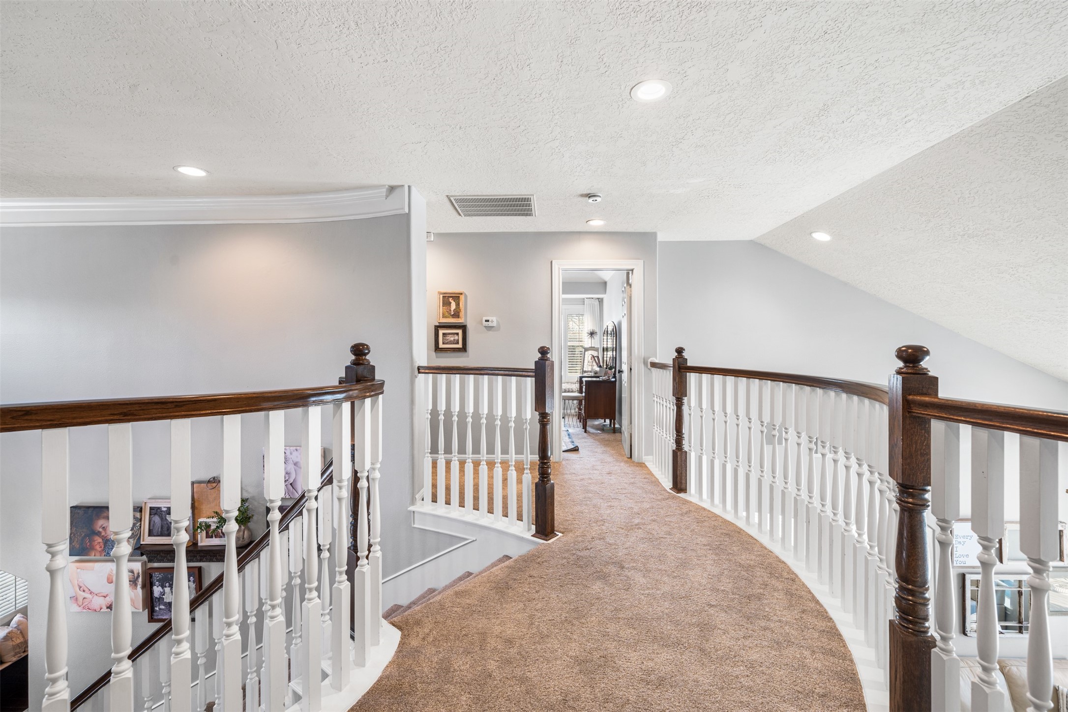 28446 Shining Creek Lane Spring, TX 77386 - Photo 28 of 47 a view of staircase with railing and white walls