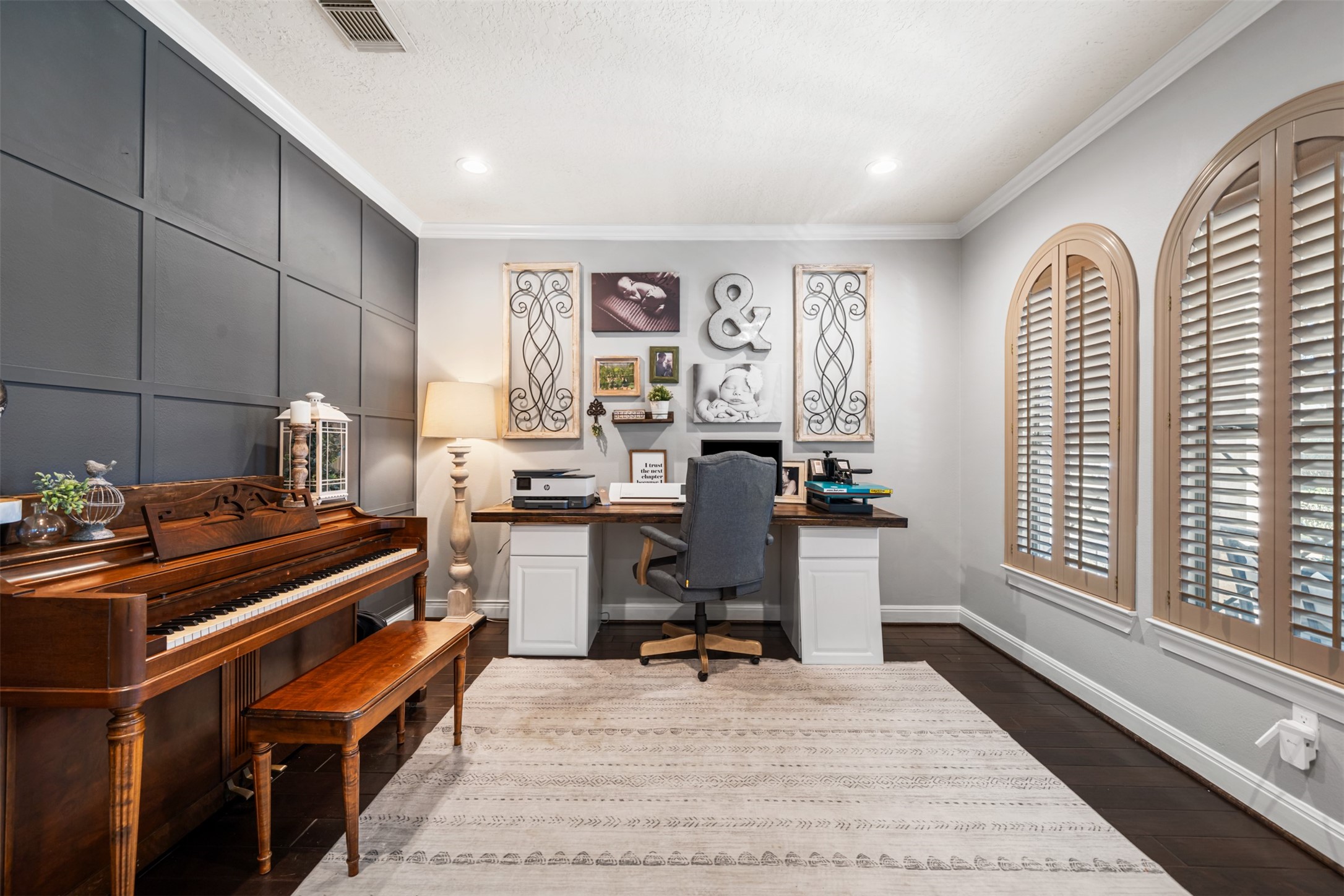 28446 Shining Creek Lane Spring, TX 77386 - Photo 5 of 47 a view of a workspace with furniture and a window