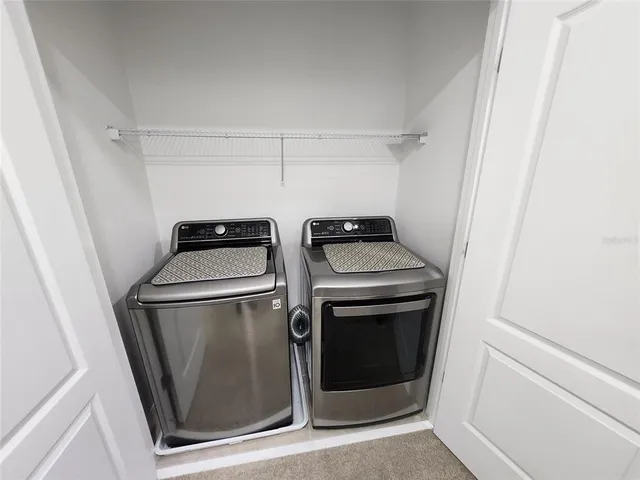 a view of washer and dryer