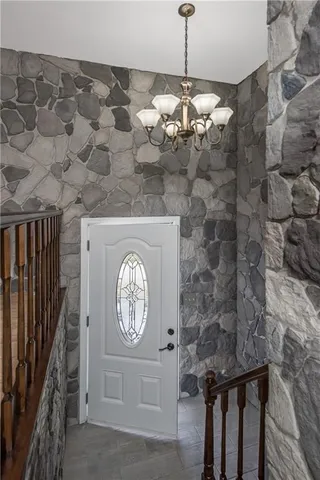 a view of a interior in a house