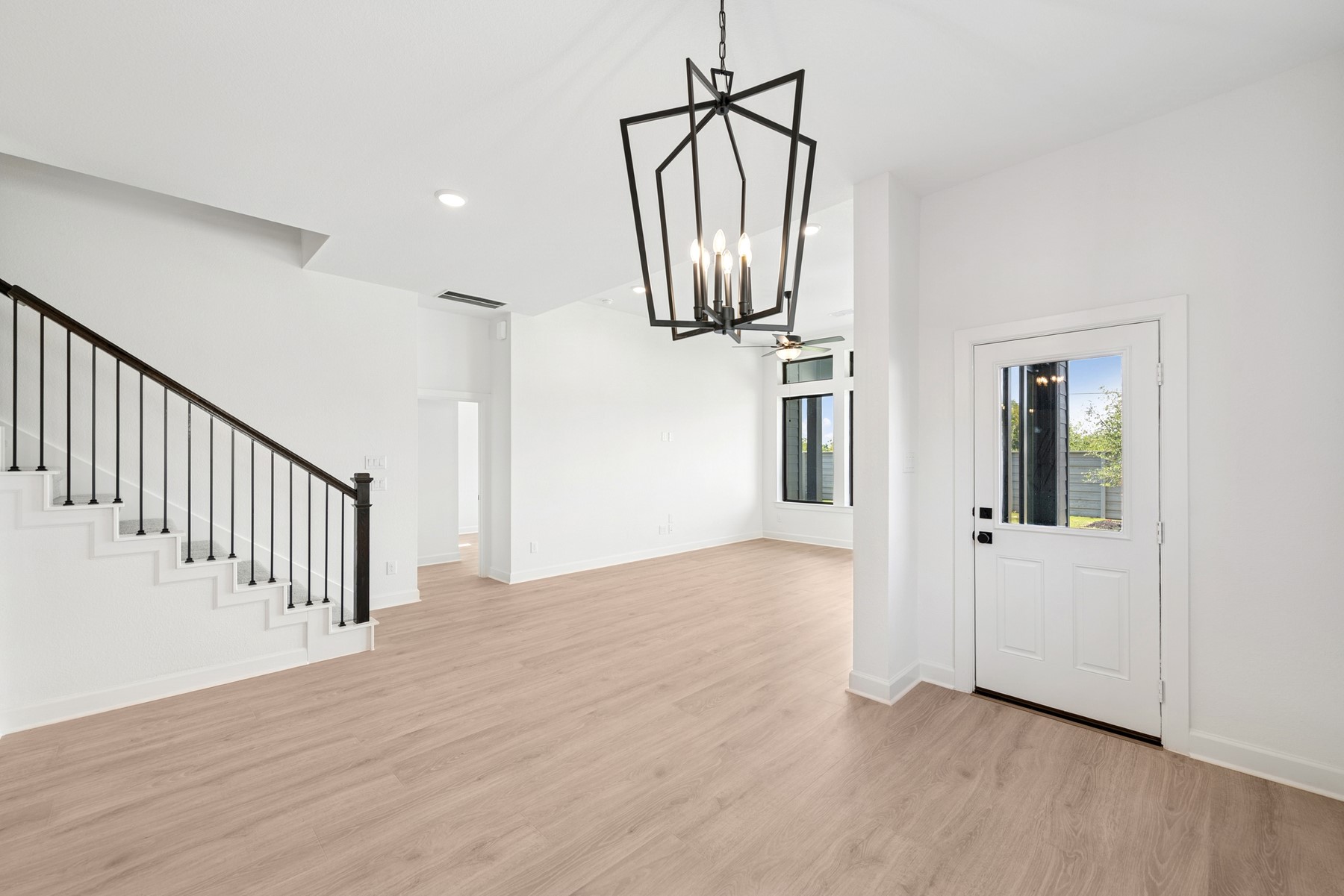 5526 Orangery Lane Manvel, TX 77578 - Photo 22 of 47 a view of hallway with wooden floor