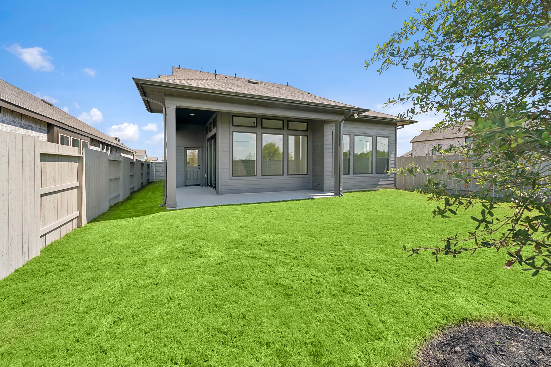 5526 Orangery Lane Manvel, TX 77578 - Photo 10 of 47 a view of a house with a yard and pathway