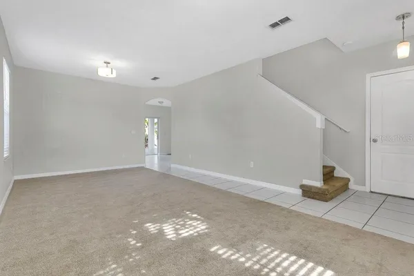 a view of empty room