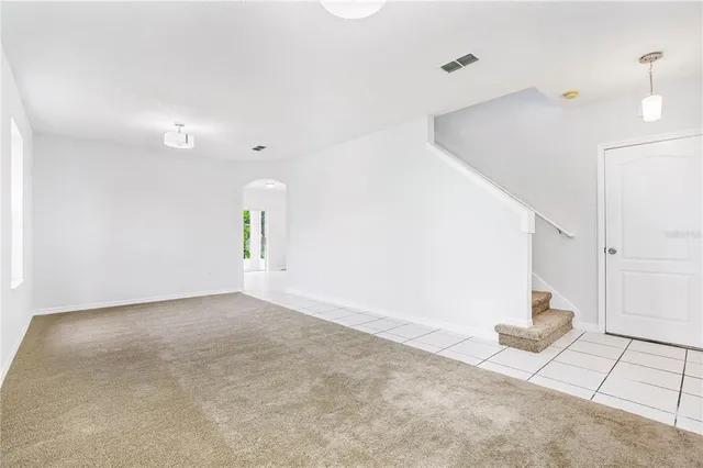 a view of an empty room