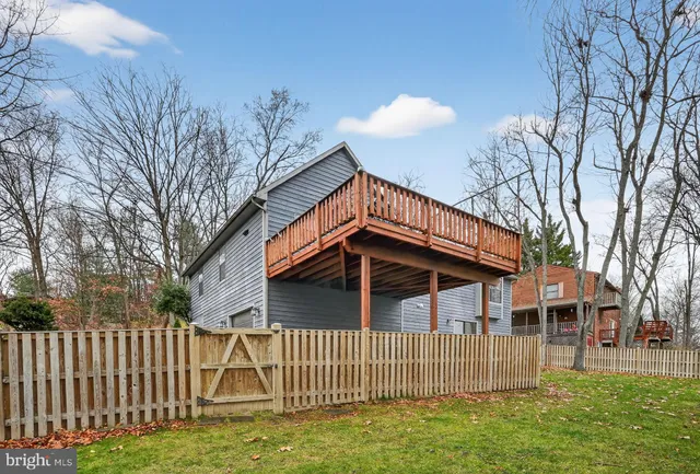 an outdoor space with seating