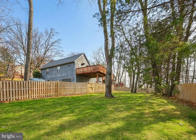 a view of outdoor space with garden and entertaining space