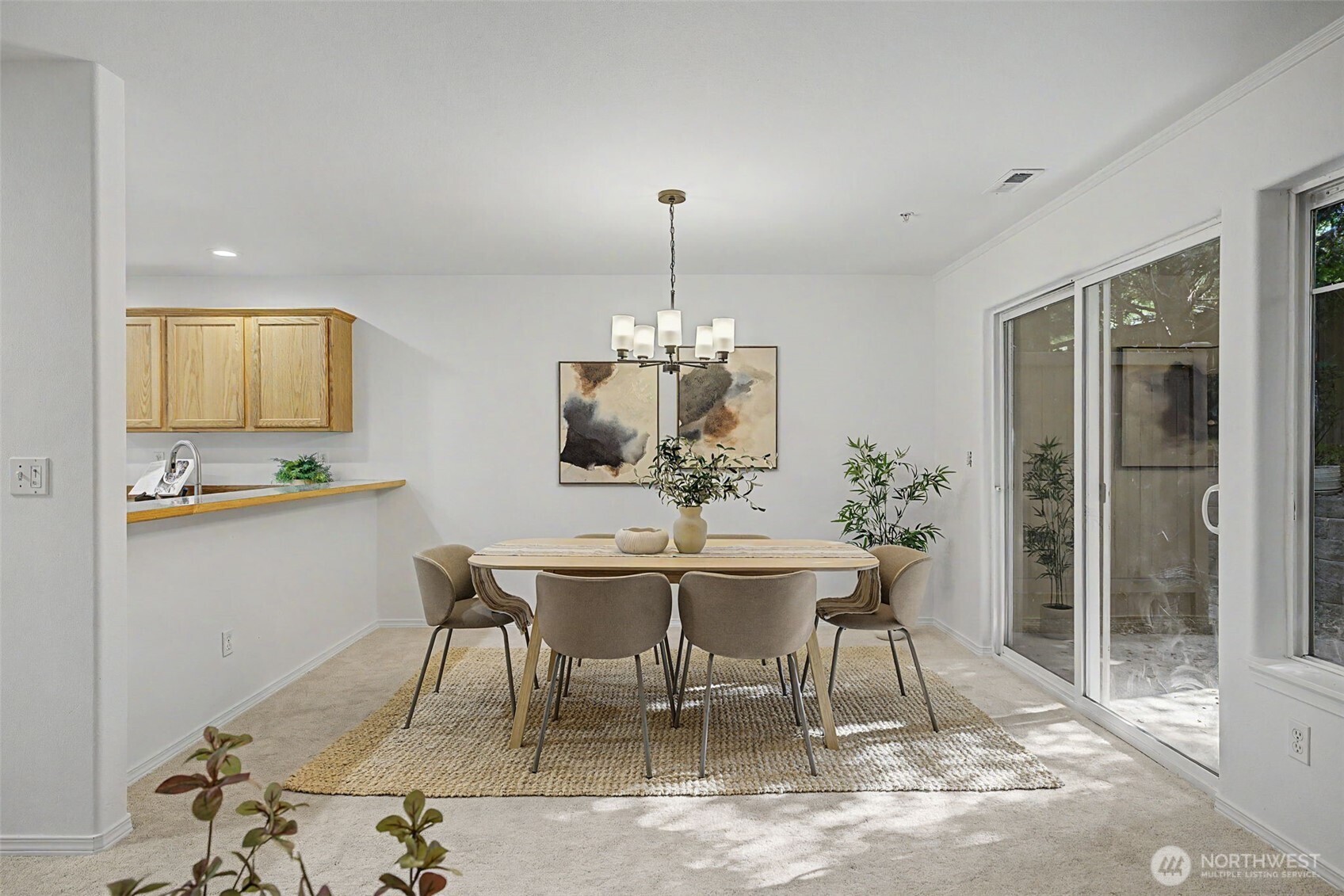 4124 214th Street Southwest, Unit C Mountlake Terrace, WA 98043 - Photo 7 of 20 a dining room with furniture and window