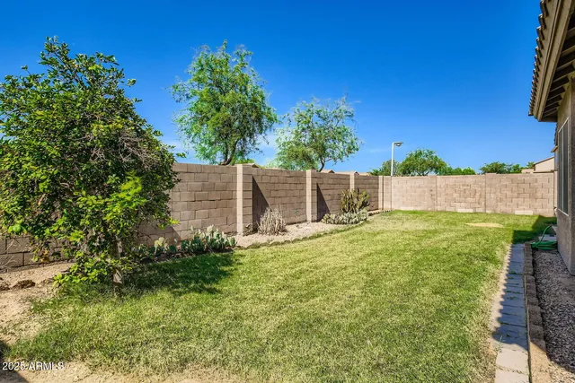 a view of a back yard