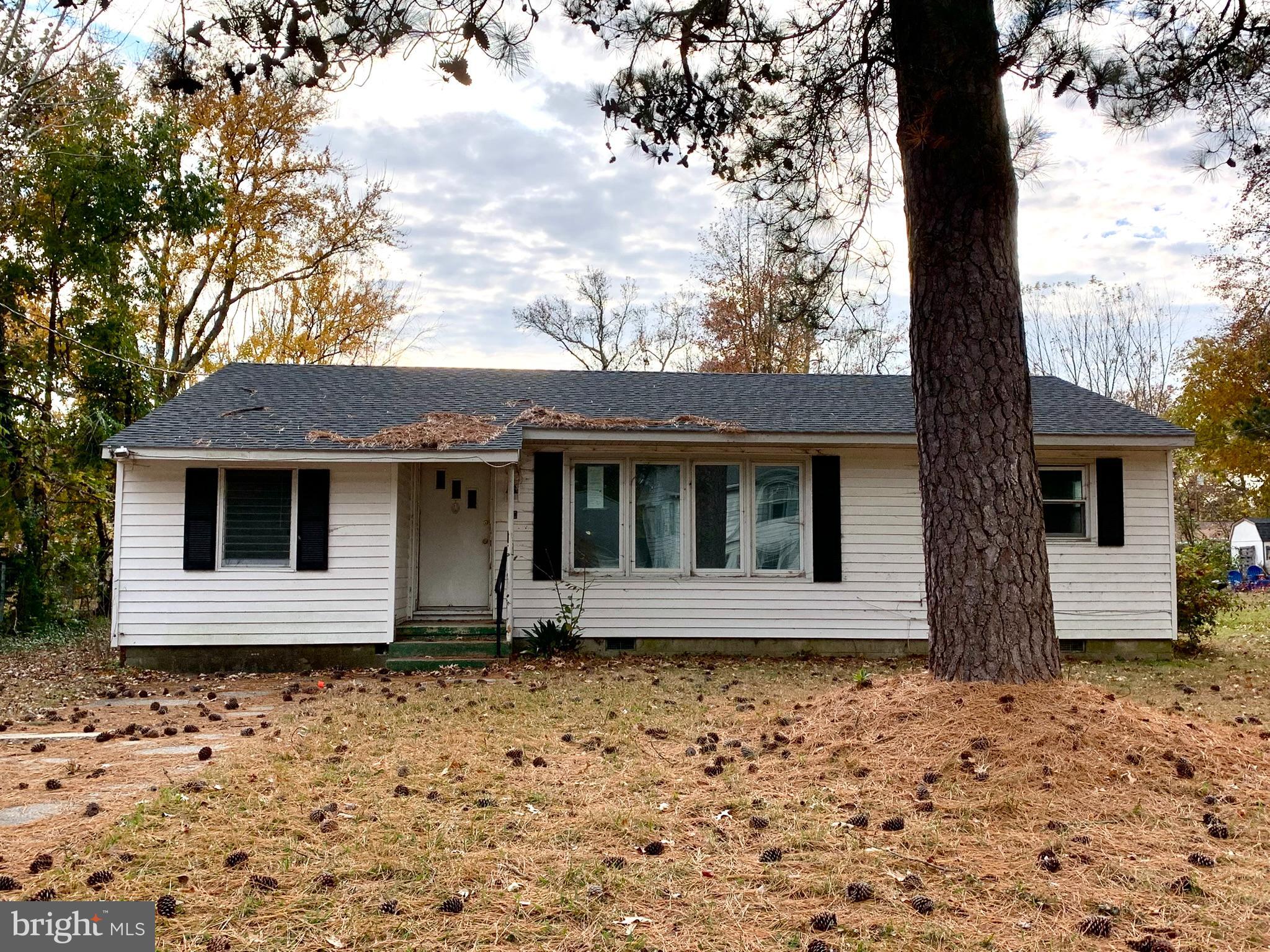a view of a house with a garden