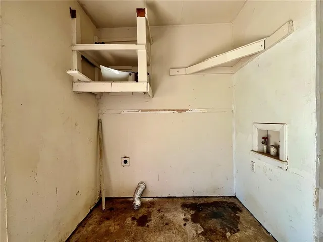 a bathroom with a window