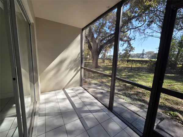 a view of a porch