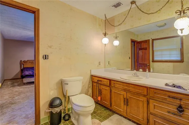 a view of balcony with yard