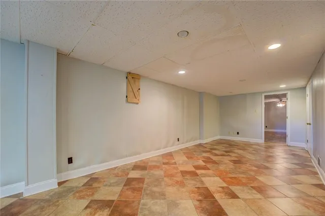 a view of bathroom with tub