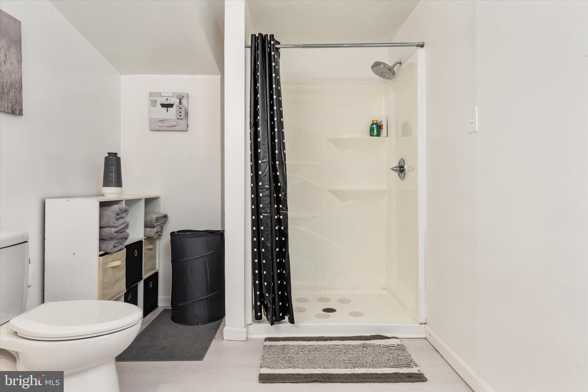 108 Wilson Road Grasonville, MD 21658 - Photo 19 of 38 a bathroom with a toilet and a shower