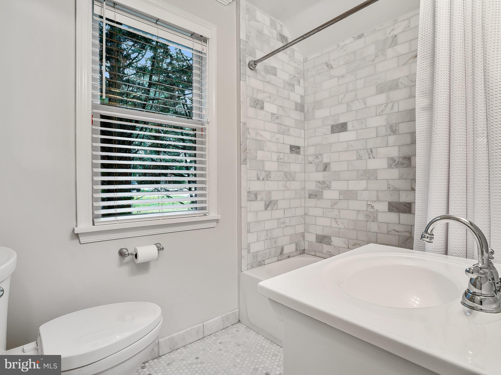 10205 Carson Place Silver Spring, MD 20901 - Photo 18 of 30 a bathroom with a sink a toilet and shower