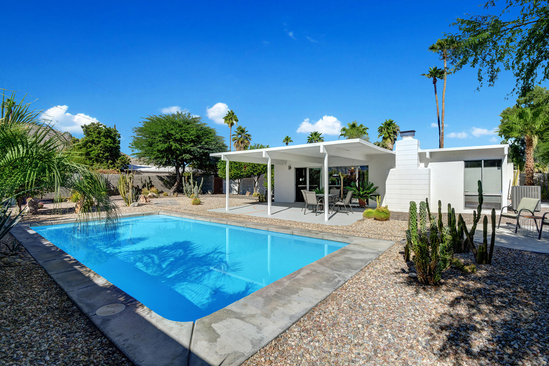 565 East Racquet Club Road Palm Springs, CA 92262 - Photo 30 of 38 POOL TO BACK OF HOUSE MLS