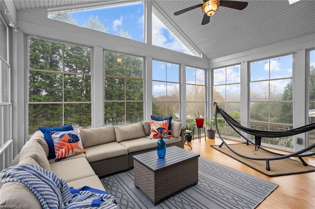 133 Windrush Road Winston-Salem, NC 27106 - Photo 15 of 50 SunPorch w/ Views of Luscious Backyard (not included in sq. footage)