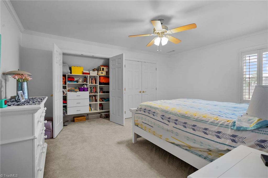 133 Windrush Road Winston-Salem, NC 27106 - Photo 28 of 50 Bedroom #5 -Closet Custom Systems in ALL Bedrooms Closets.