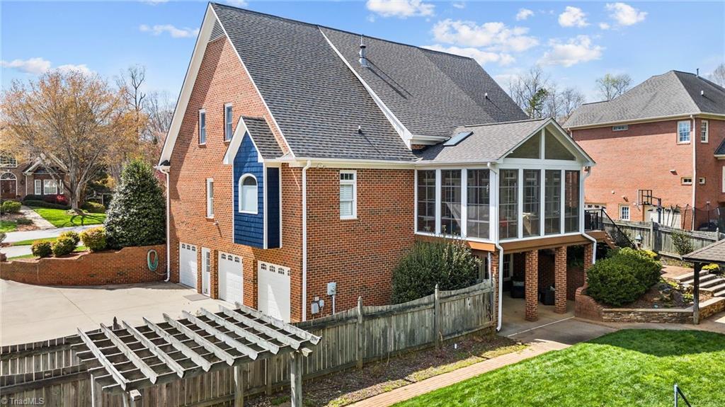 133 Windrush Road Winston-Salem, NC 27106 - Photo 39 of 50 View of home from backyard