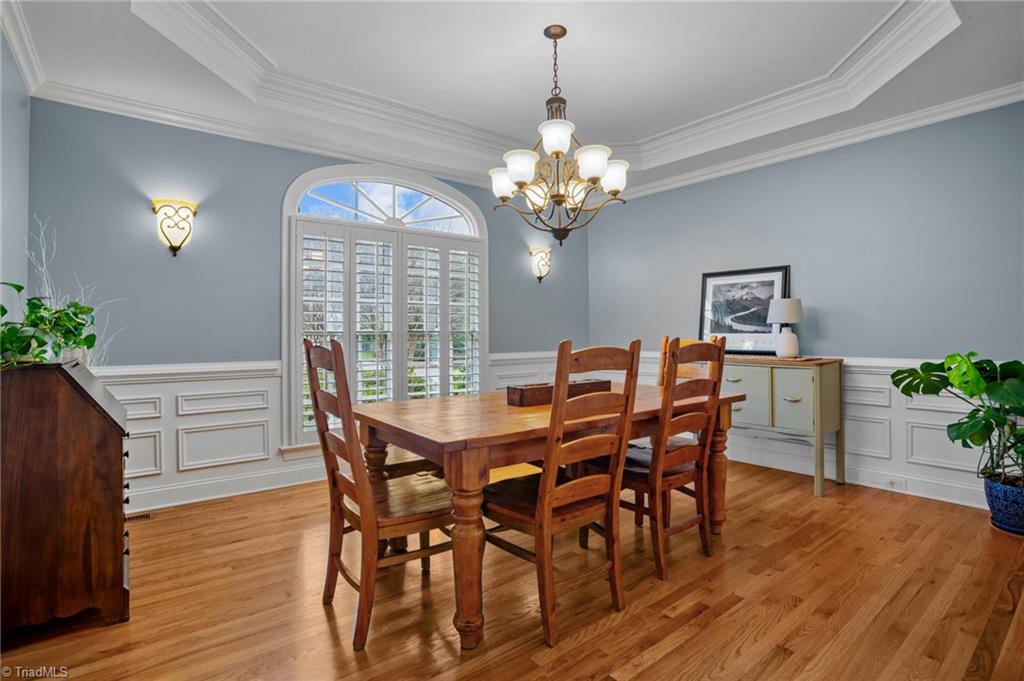 133 Windrush Road Winston-Salem, NC 27106 - Photo 9 of 50 Trey Ceiling in Formal Dining Room