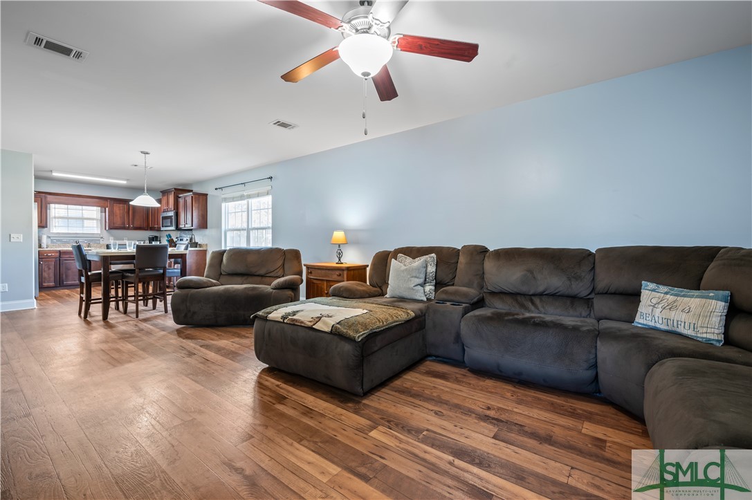 111 Crossing Circle Rincon, GA 31326 - Photo 34 of 34 Open Floor Plan ~ Great Room to Dining Room to Kit