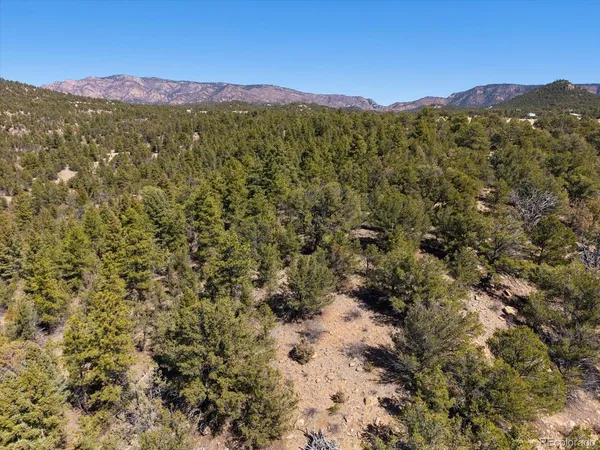 a view of a top of mountains and valleys