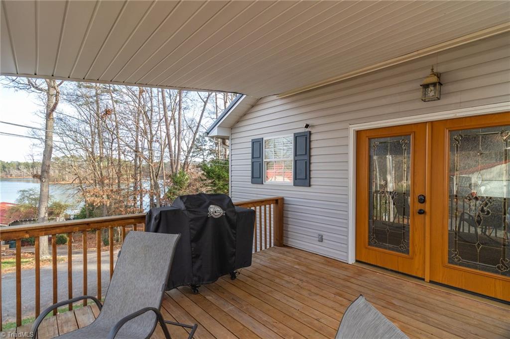 103 Robin Hood Road Lexington, NC 27292 - Photo 7 of 26 deck with view of High Rock Lake