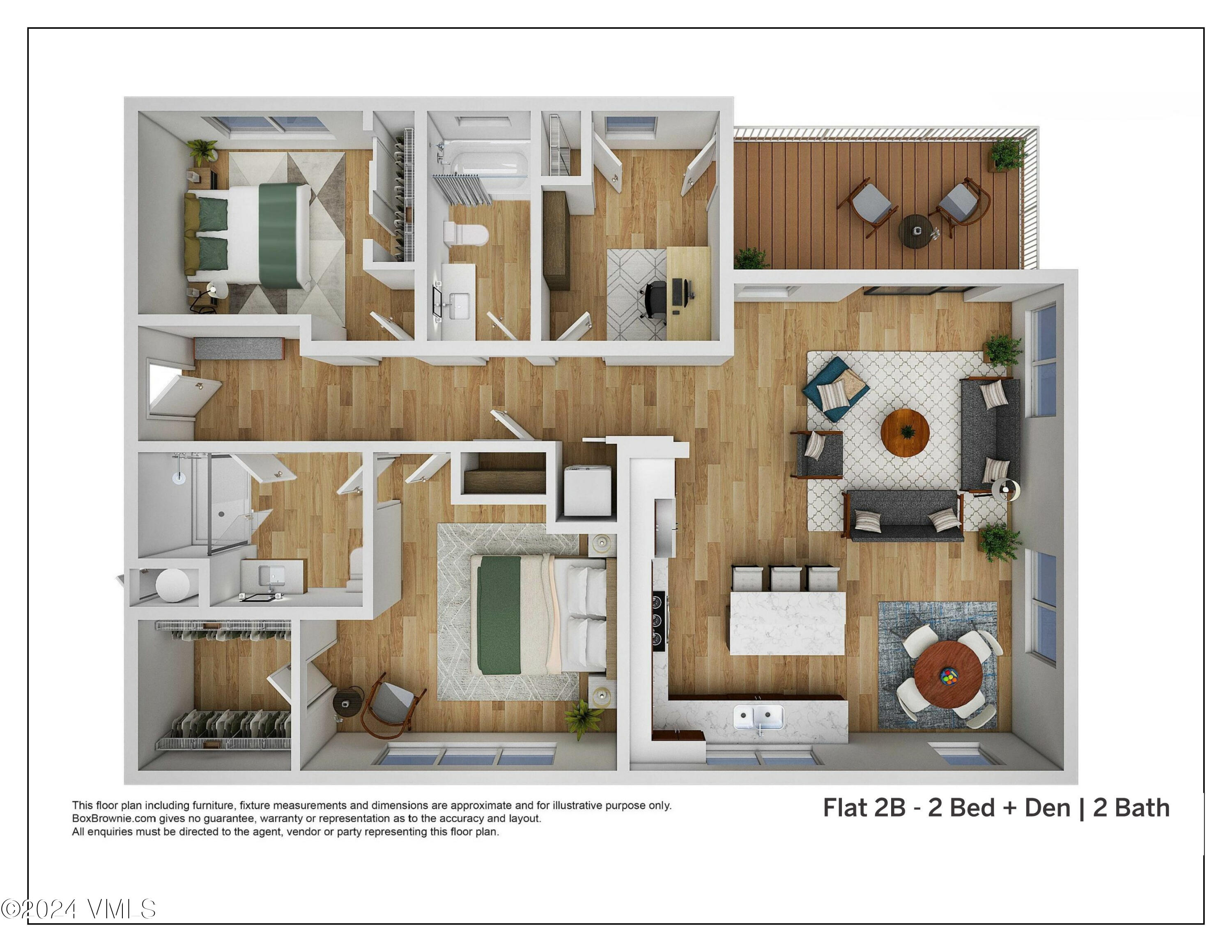 36 Abby Road, Unit 2B Minturn, CO 81645 - Photo 6 of 6 Floor Plan 2B