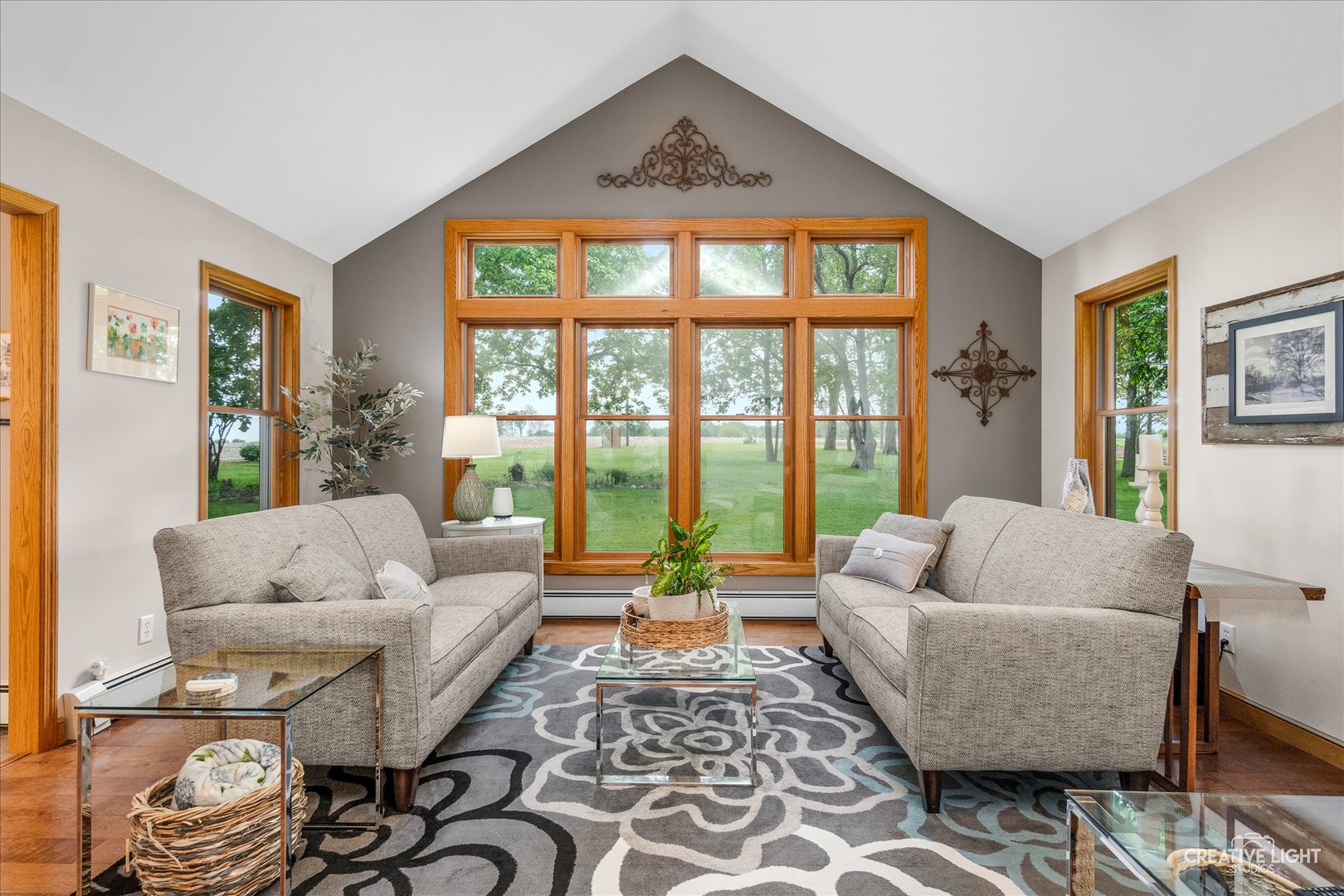 14050 Townhouse Road Newark, IL 60541 - Photo 5 of 45 a living room with furniture and a large window