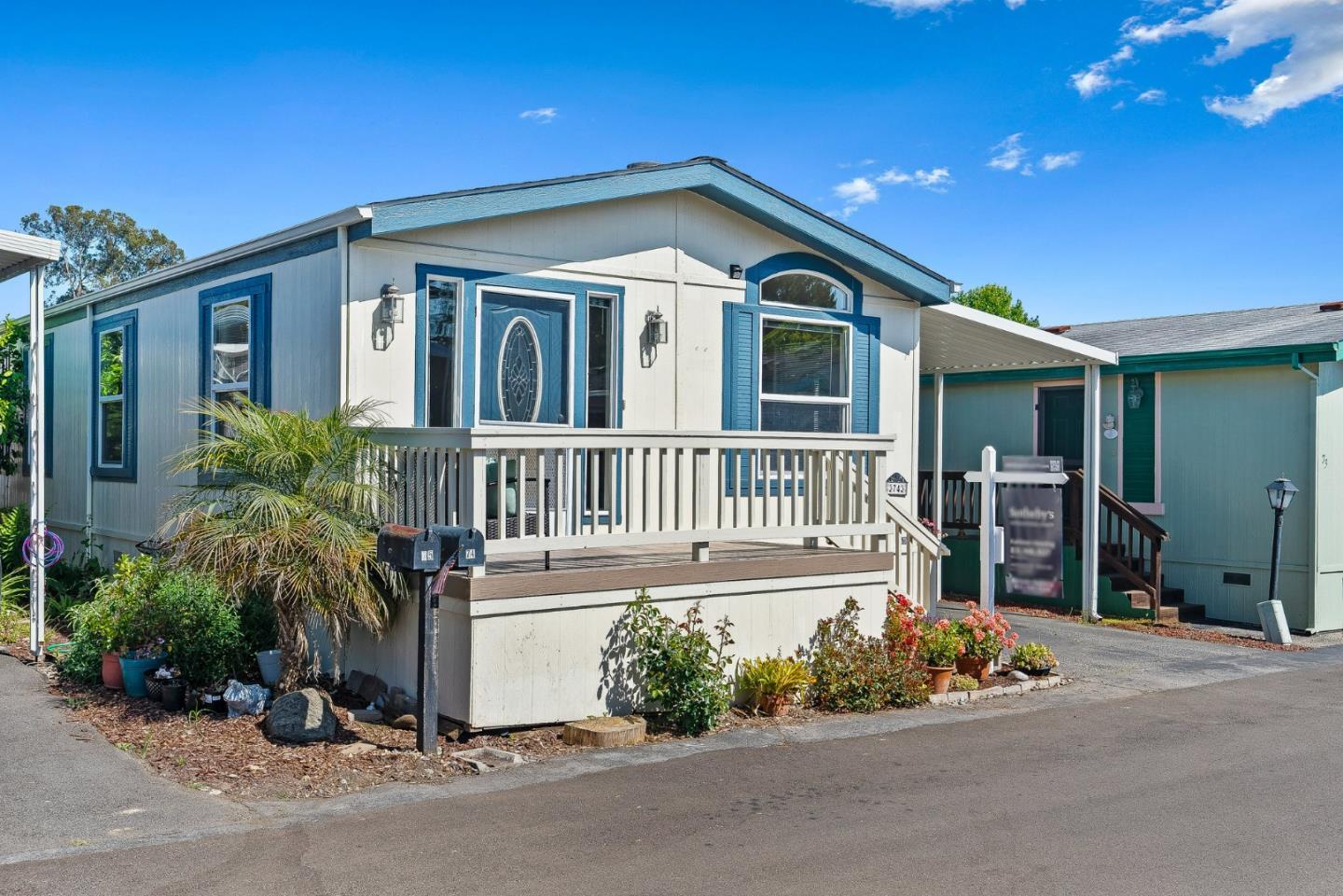 100 North Rodeo Gulch Road, Unit 74 Soquel, CA 95073 - Photo 1 of 40 a front view of a house with a yard