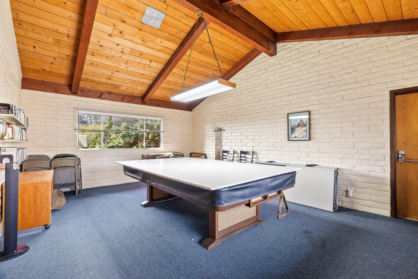 100 North Rodeo Gulch Road, Unit 74 Soquel, CA 95073 - Photo 32 of 40 a room with pool table and windows