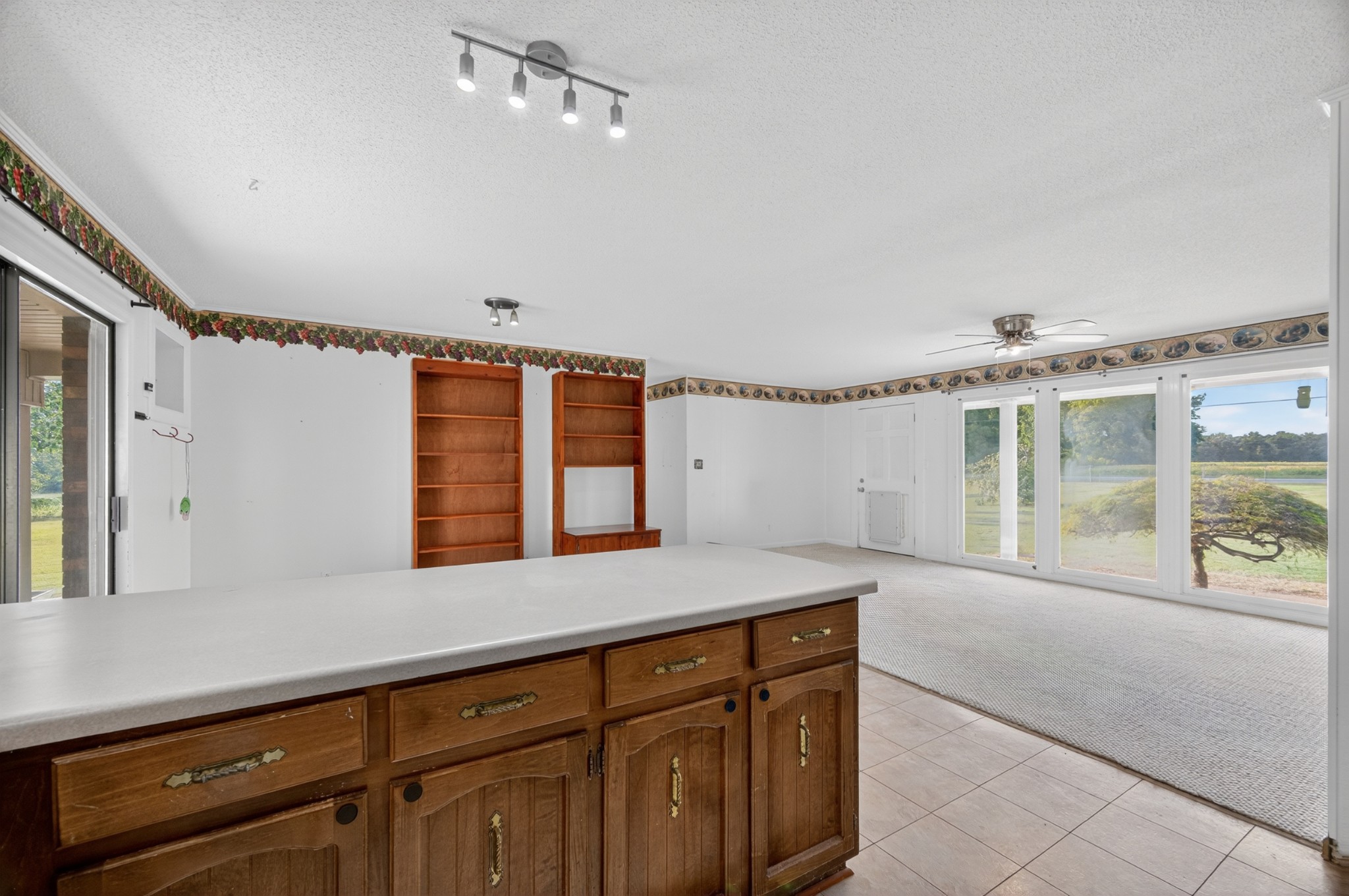 509 Limestone Road Elora, TN 37328 - Photo 17 of 41 a hall with a cabinet and a large mirror