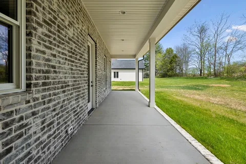 a view of a porch