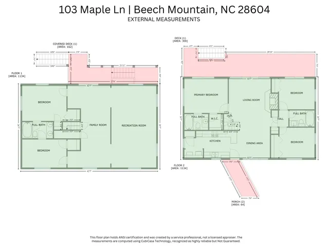 $654,000 | 103 Maple Lane, Beech Mountain, NC 28604