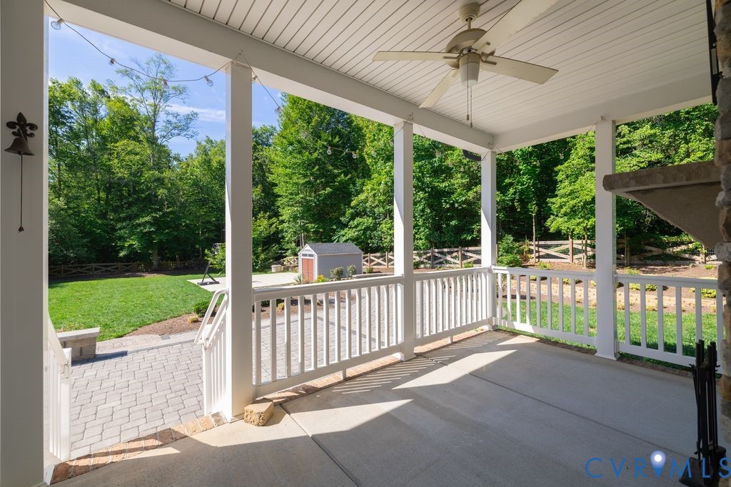 9377 Magnolia Blossom Road Ashland, VA 23005 - Photo 16 of 49 a view of a porch with garden
