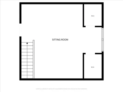 a black and white photo of a floor plan