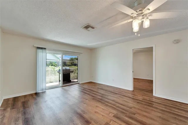 wooden floor in an empty room