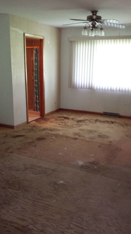 39-w257 McDonald Road St. Charles, IL 60175 - Photo 3 of 5 a view of an empty room with window and chandelier fan