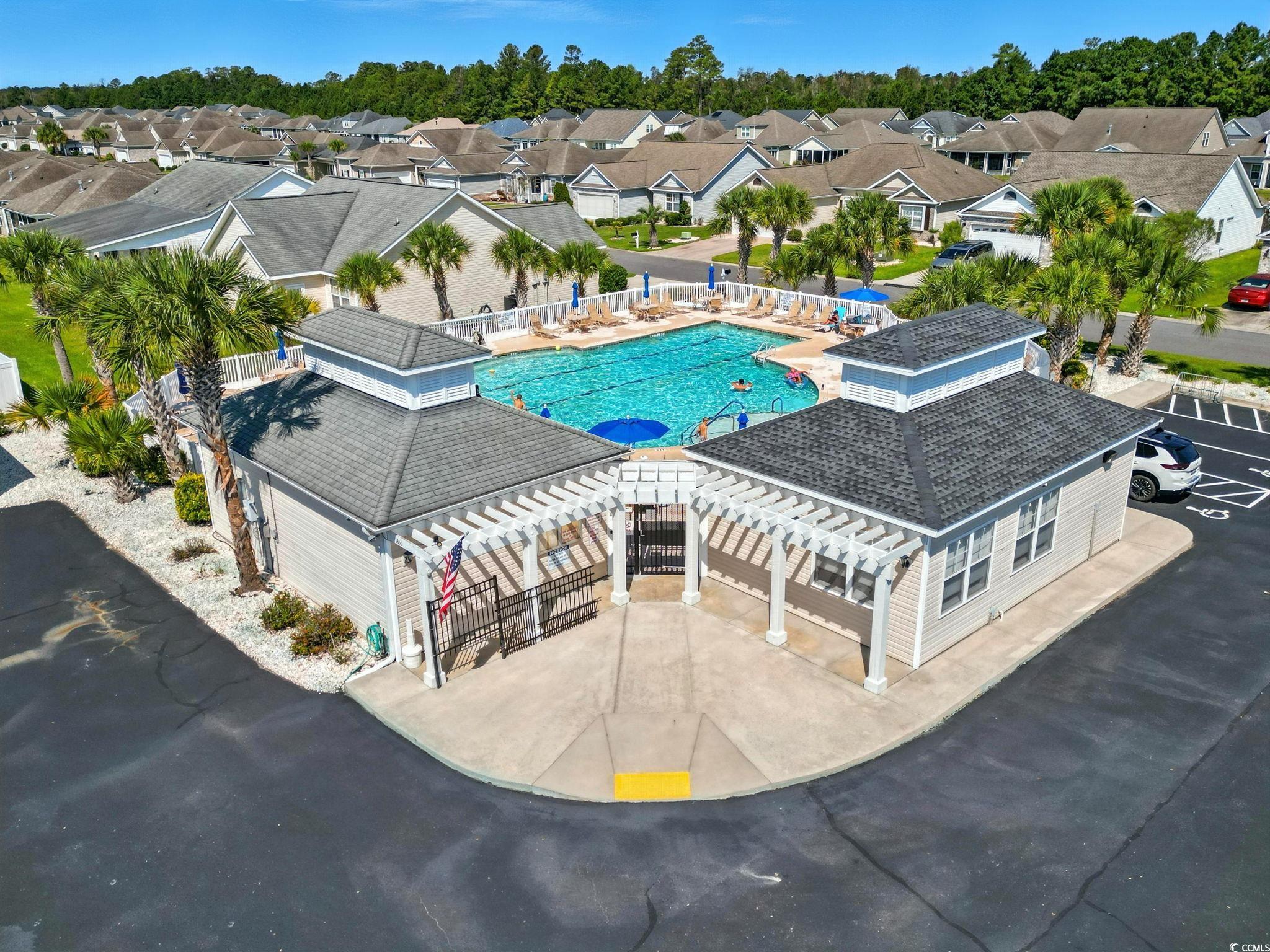 173 Cloverleaf Drive Longs, SC 29568 - Photo 39 of 40 Aerial view of residential area with a pool area