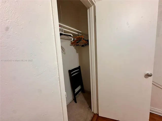 a view of walk in closet
