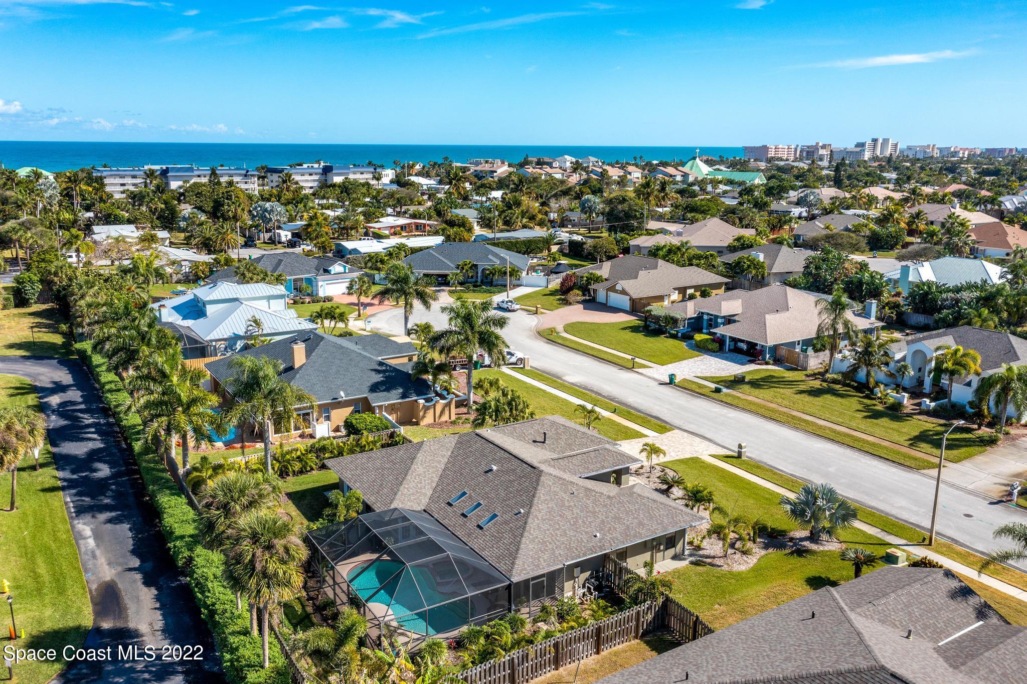 470 Veracruz Boulevard Indialantic, FL 32903 - Photo 21 of 25 an aerial view of residential houses with outdoor space