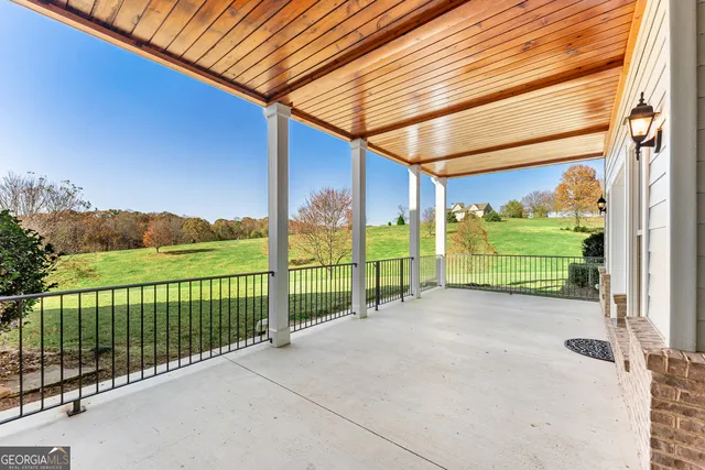 a view of a backyard with a garden
