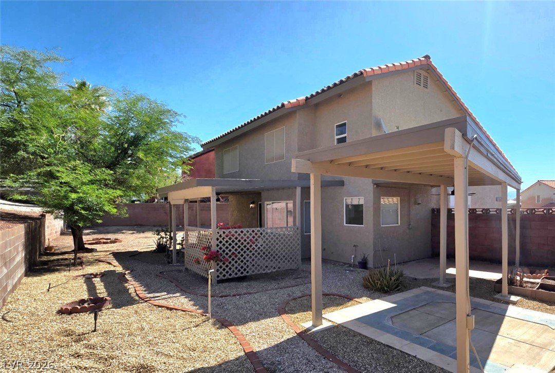 2155 Athol Way Laughlin, NV 89029 - Photo 19 of 19 A spacious backyard with covered patios provides ample outdoor living space.