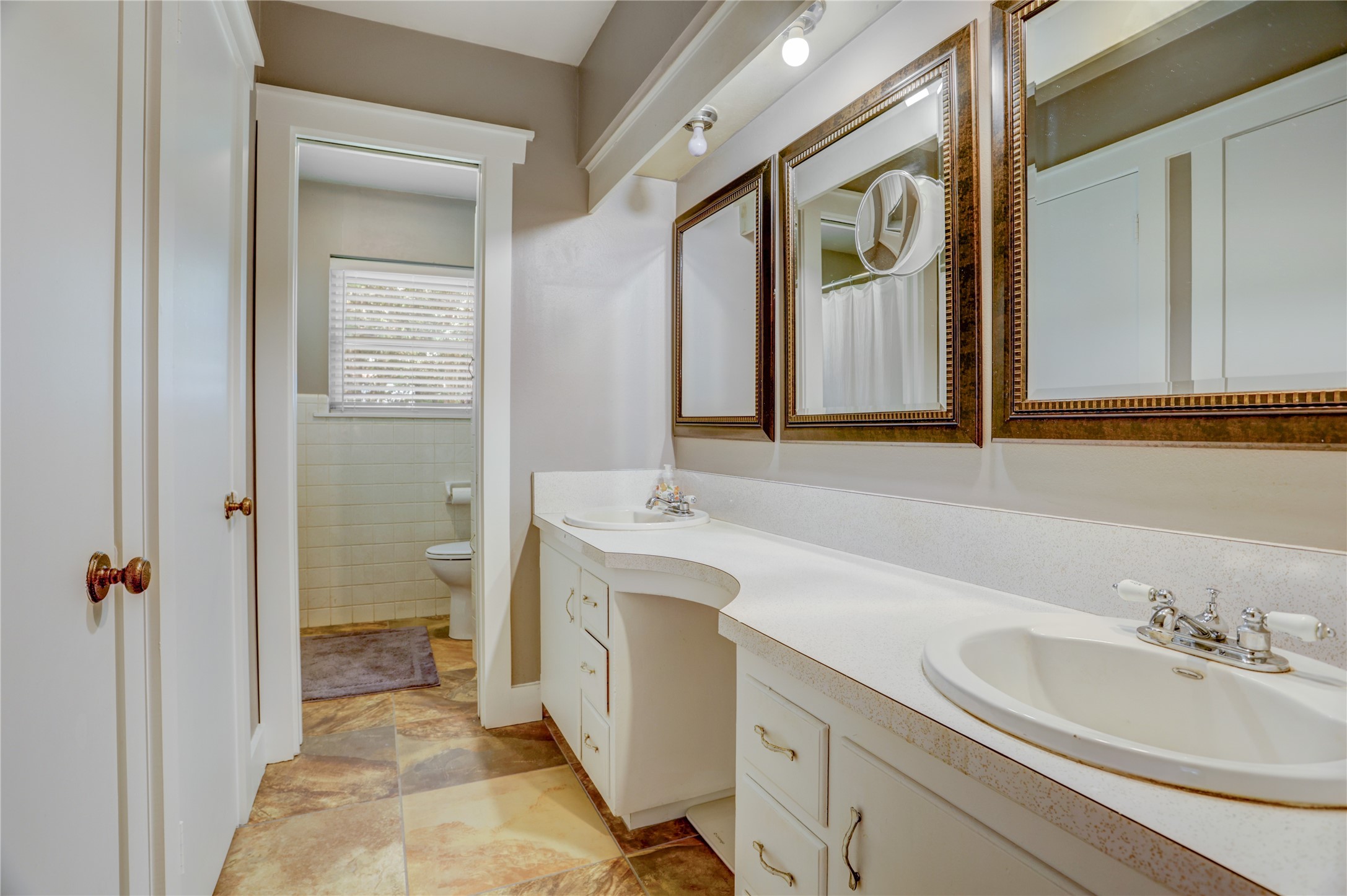 319 Garrett Road Wharton, TX 77488 - Photo 18 of 29 MASTER BATH WITH DOUBLE SINKS & LG CLOSETS IN BOTH RMS.