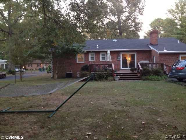 8404 Colebrook Road Richmond, VA 23227 - Photo 2 of 9 Exterior Back - Great deck to entertain on