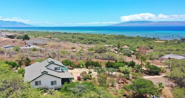 an aerial view of residential building with outdoor space
