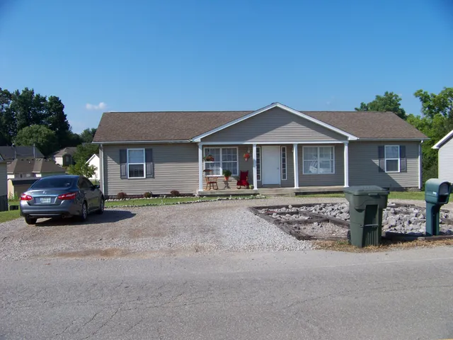 a house view with a outdoor space