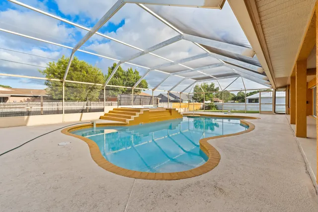 a view of a swimming pool