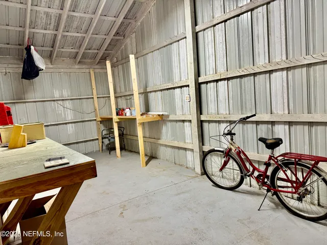 a view of storage and utility room